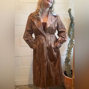 Ulla Johnson Ettienne Coated Twill Raincoat size 4